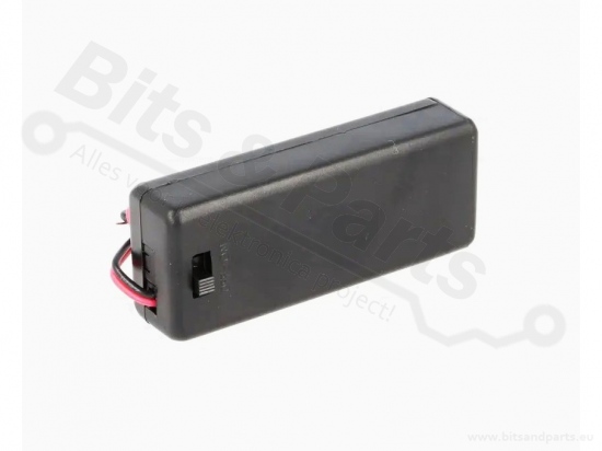 Battery holder AAA Penlite x 2 with switch/lid (3V) 